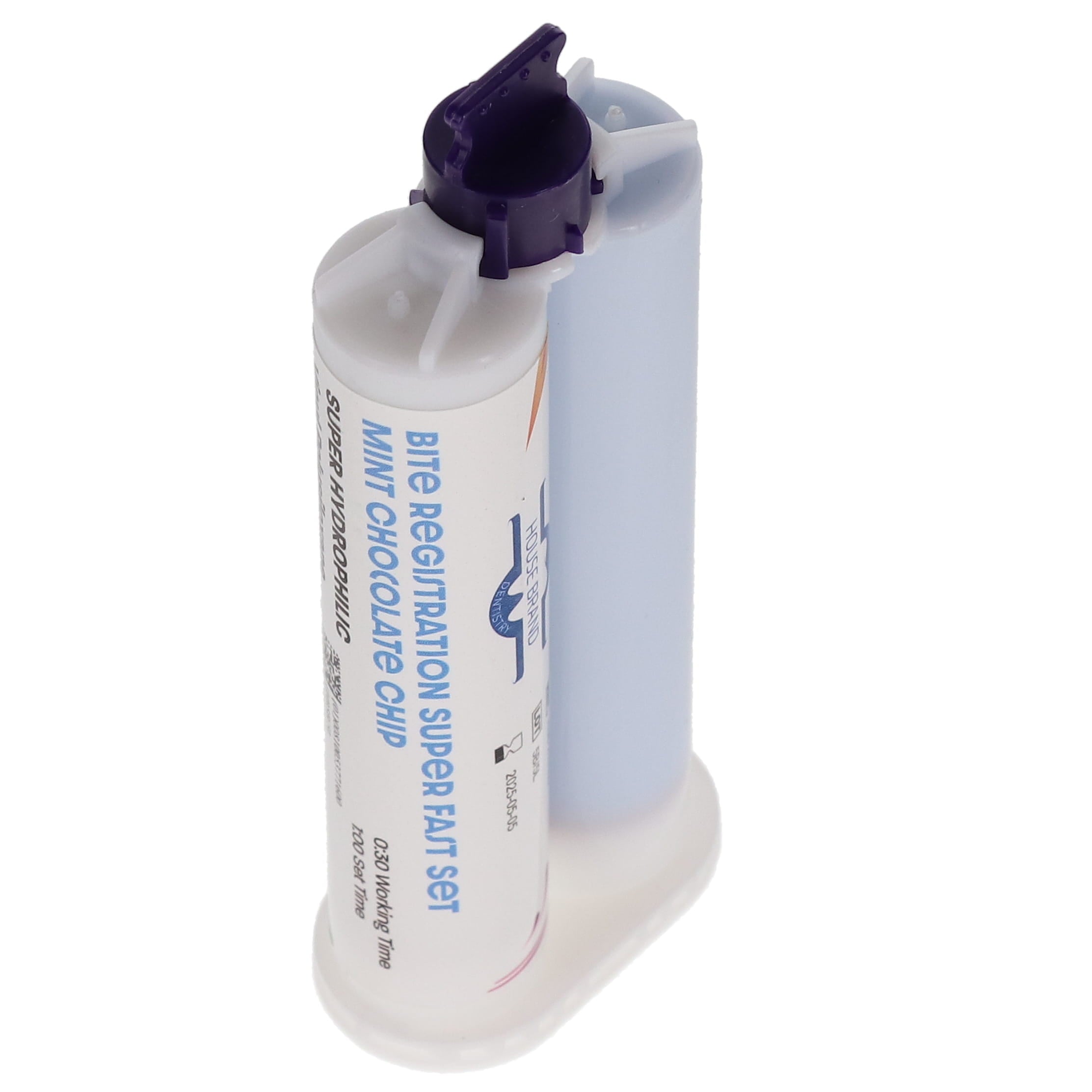 House Brand Dentistry 210103 Bite Registration Impression Material Fast Mint Chocolate Chip 2/Pk 50 mL House Brand Dentistry 210103 Bite Registration Impression Material Fast Mint Chocolate Chip 2/Pk 50 mL